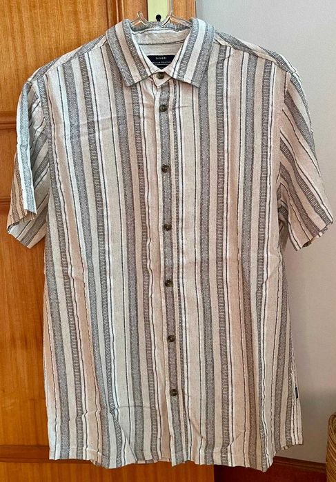 Camisa Texturizada às riscas para homem da Tiffosi