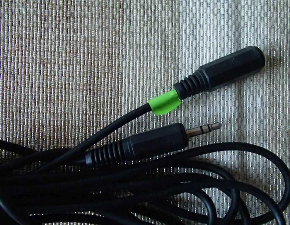 Kabel przewód przedłużacz z gniazdem i wtyczką Mini Jack Stereo 3m