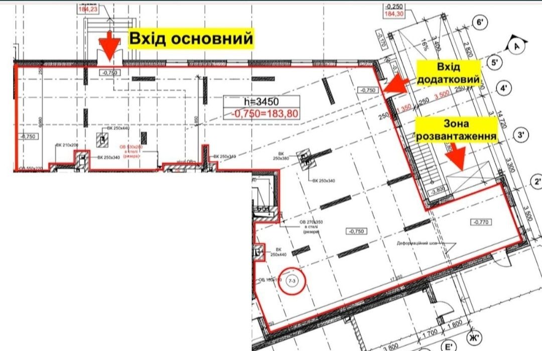 Оренда під клініку/магазин/сервіс 300м2 в ЖК Теремки,вул Заболотного15