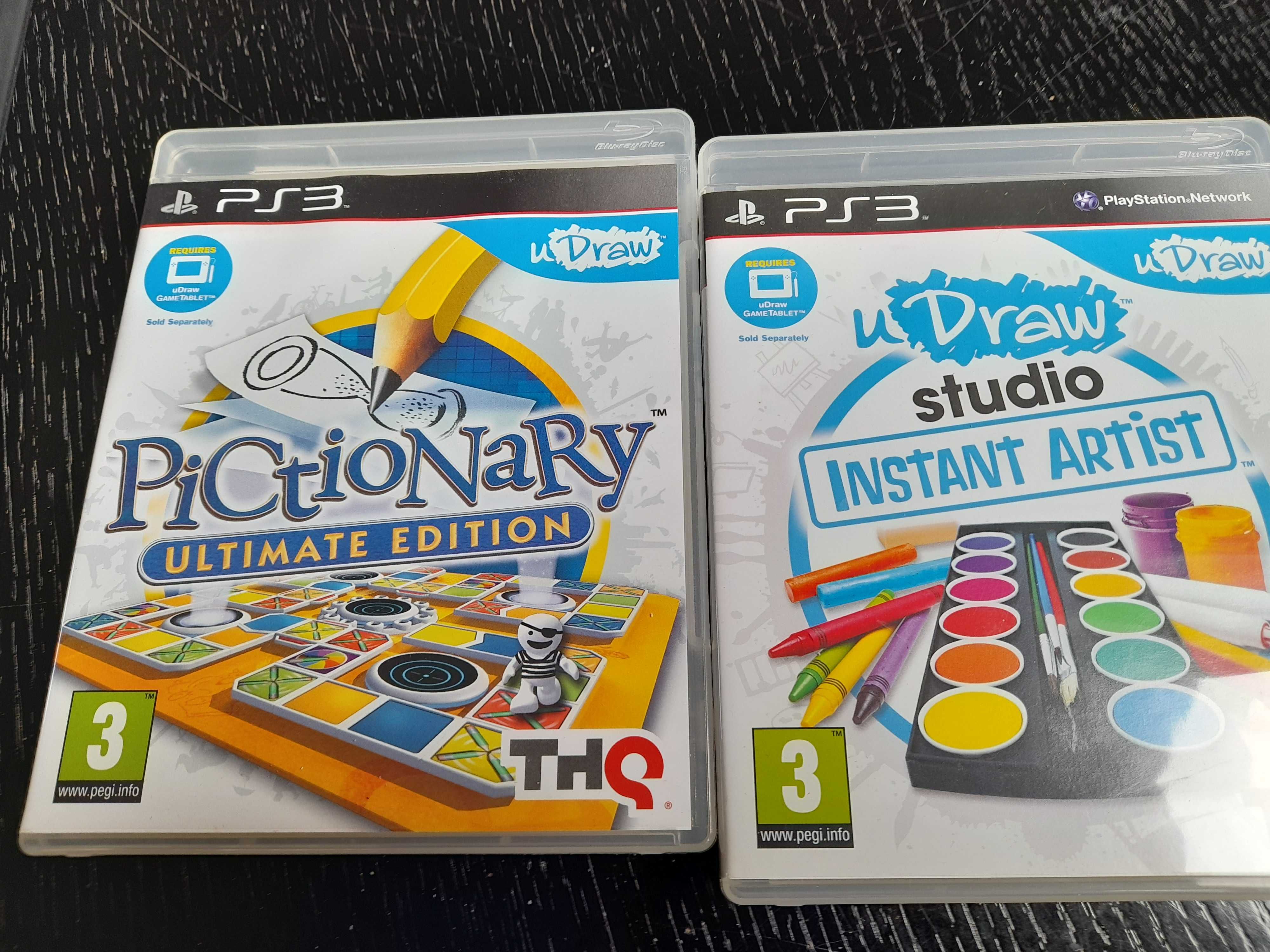 U DRAW  GAME TABLET da Playstation 3 com pictionary e UDRAW studio.