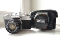 Фотокамер Bell & Howell Auto 35 + Объектив Canon EX 50mm f/1.8