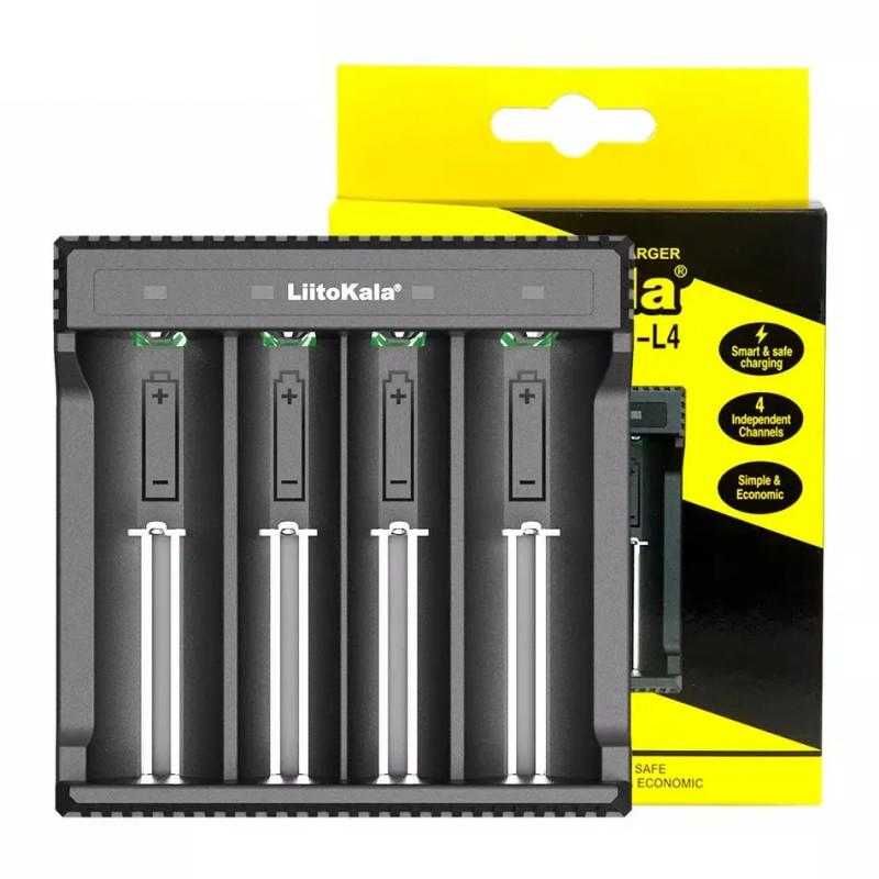 Зарядний пристрій Liitokala Lii-L4 18650 Ni-Mh/Li-ion/Li-Fe/LiFePO4