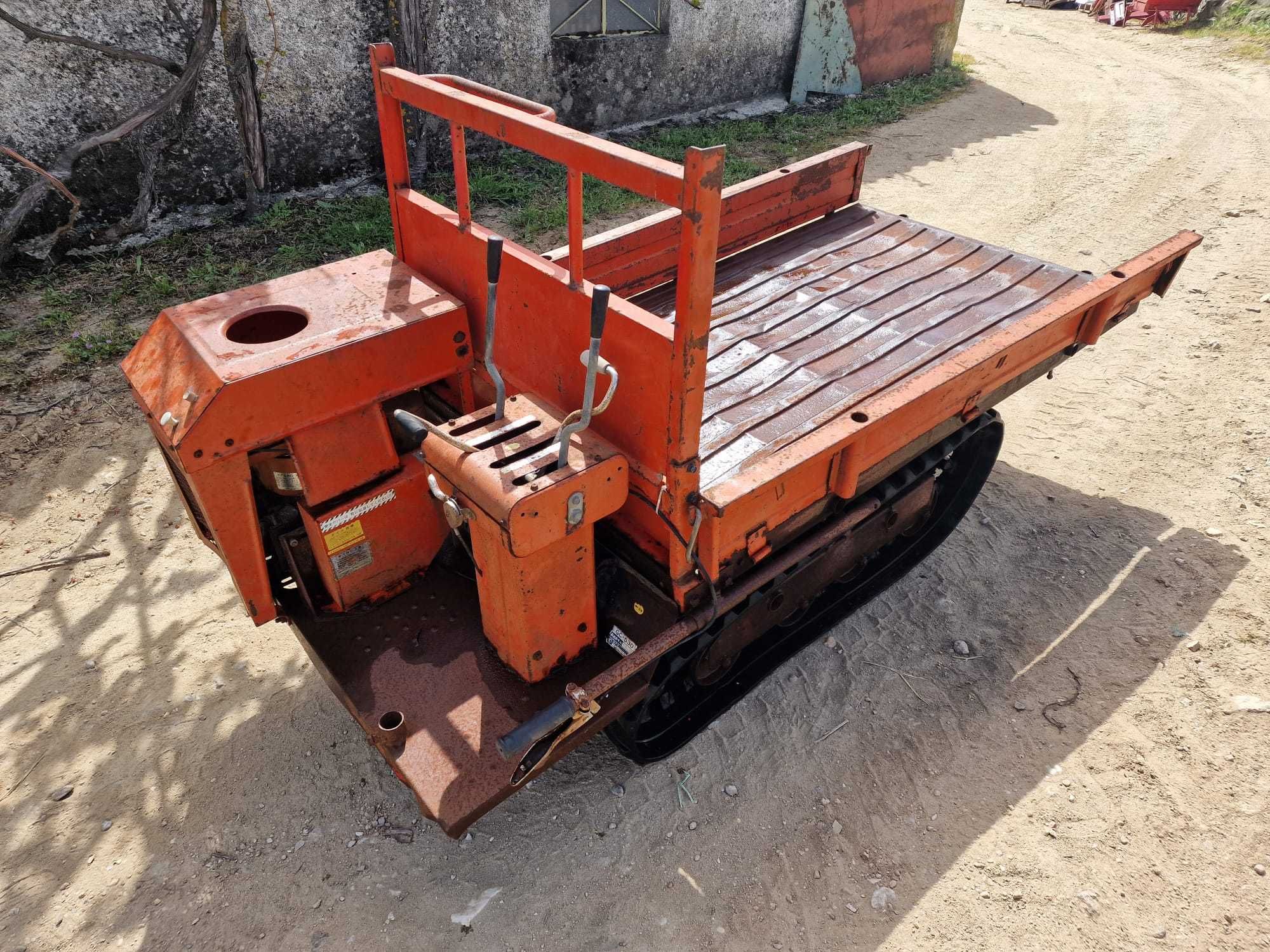 Mini dumper / Carro de mão de lagartas basculante a motor - GC-530