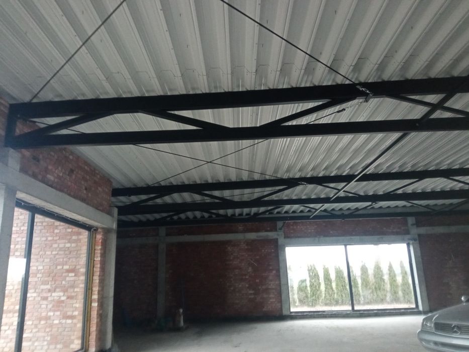 Konstrukcje stalowe. Garaże, wiaty, obory.