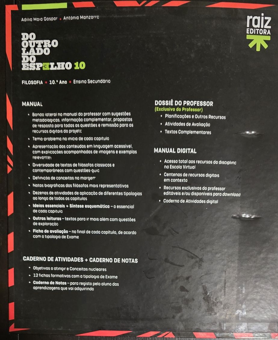 Do Outro Lado do Espelho 10 - Filosofia - Conjunto Pedagógico de Prof.