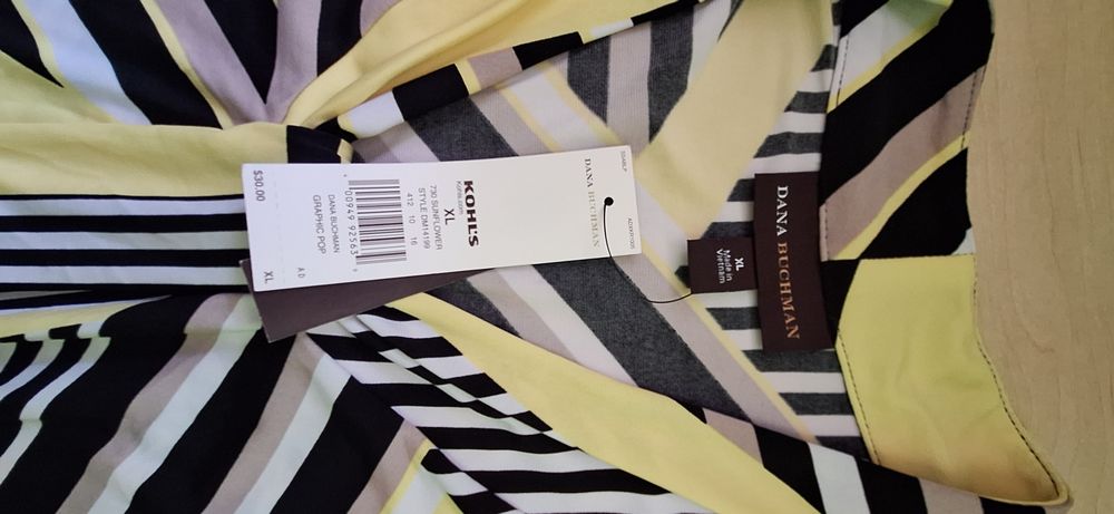 Nowa bluzka damska kolorowa, rozm. XL