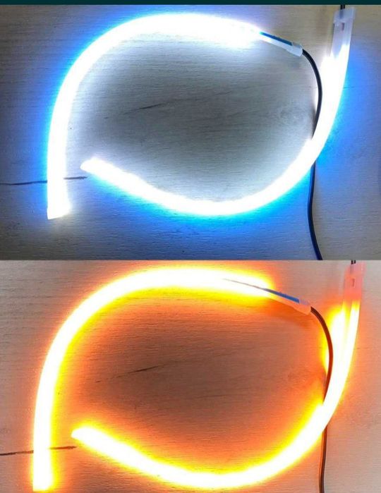 ДХО гибкие ходовые огни с поворотом LED