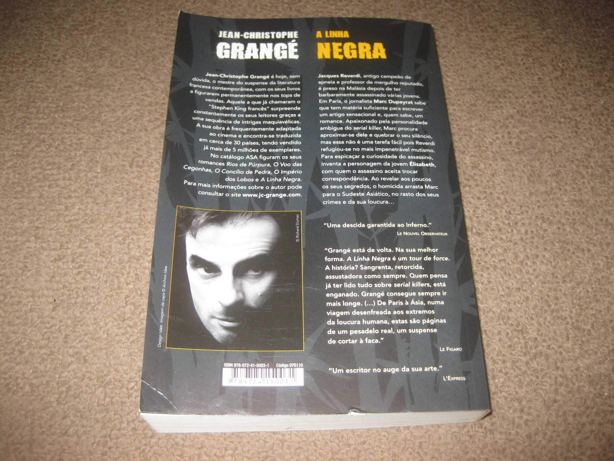 Livro "A Linha Negra" de Jean-Christophe Grangé