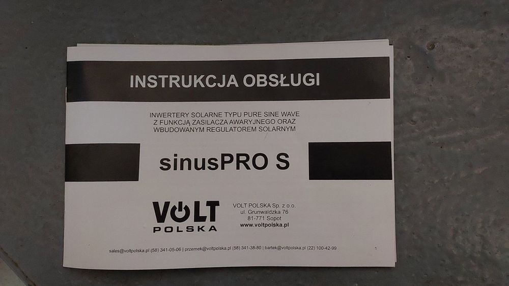 Інвертор гібридний  Volt Polska 1500