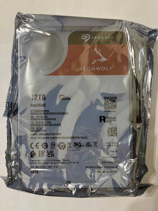 Жорсткий диск Seagate IronWolf 12TB SATA III (ST12000VN0008)