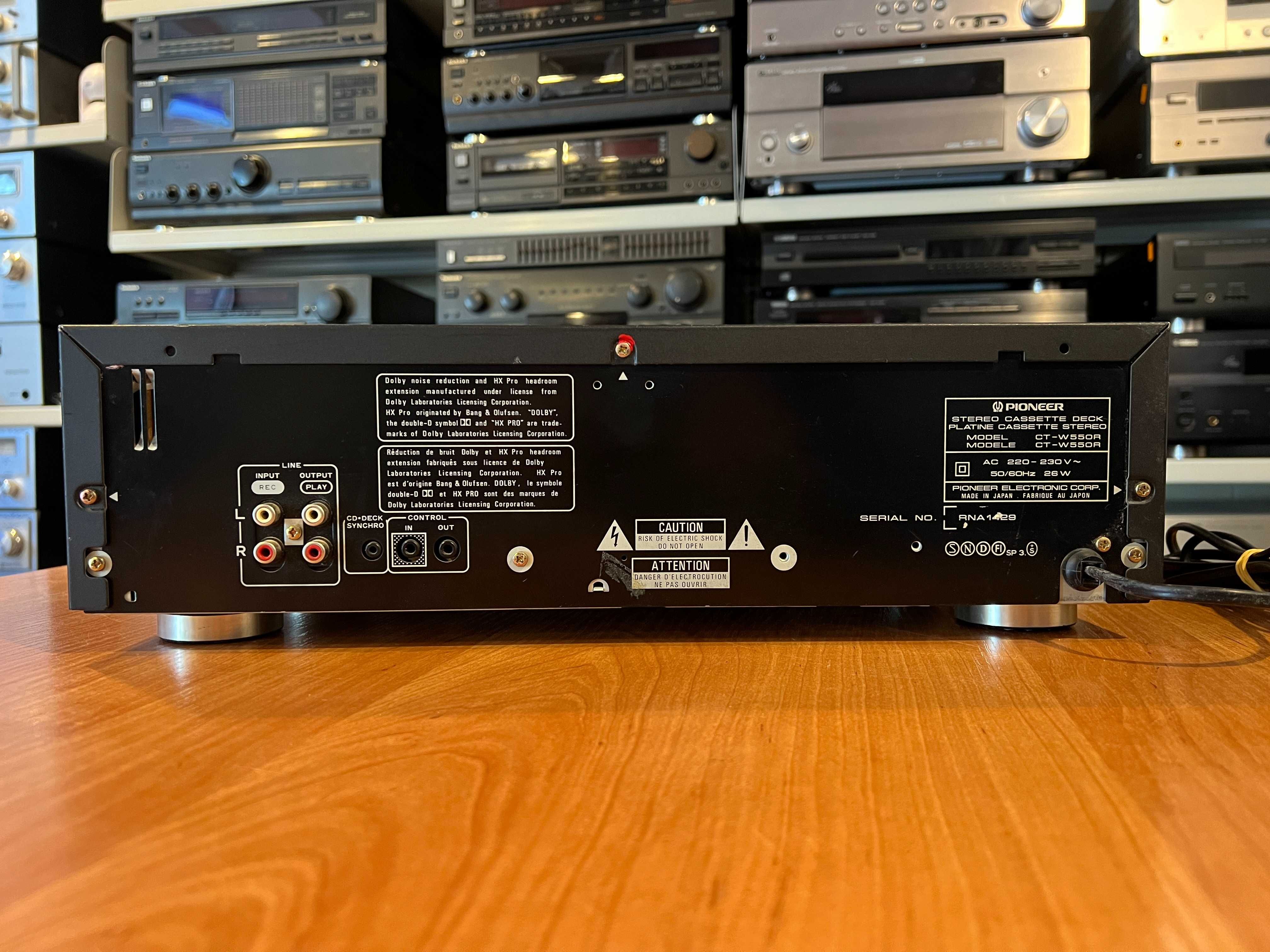 Magnetofon Pioneer CT-W550R Audio Room