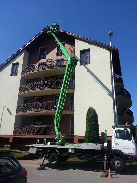 Podnośnik koszowy Zabrze wynajem zwyżki zwyżka do 35m