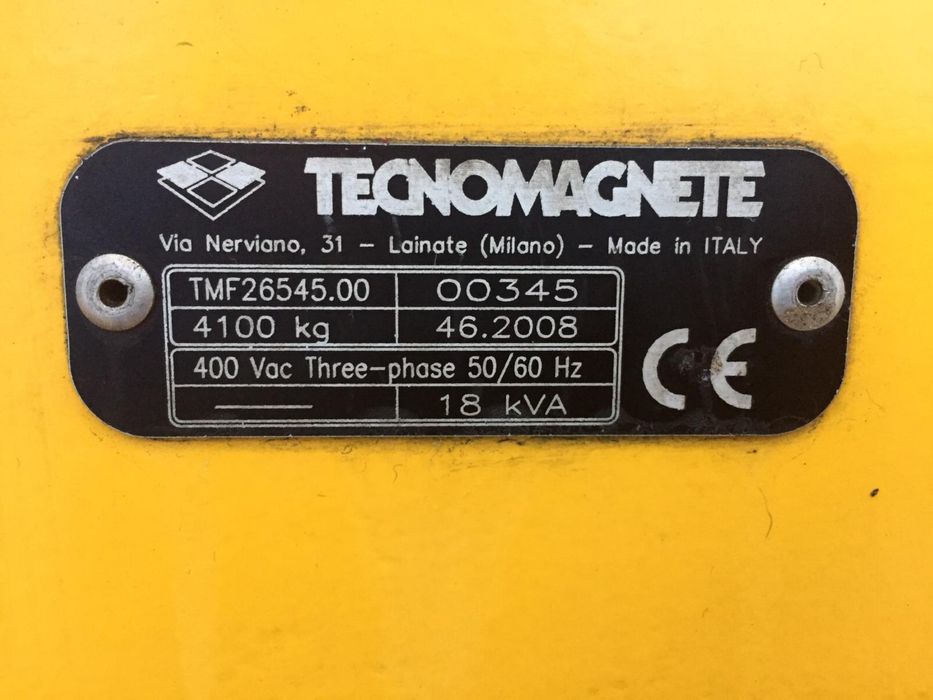 Trawers trawersa elektromagnetyczna udzwig 4100 kg