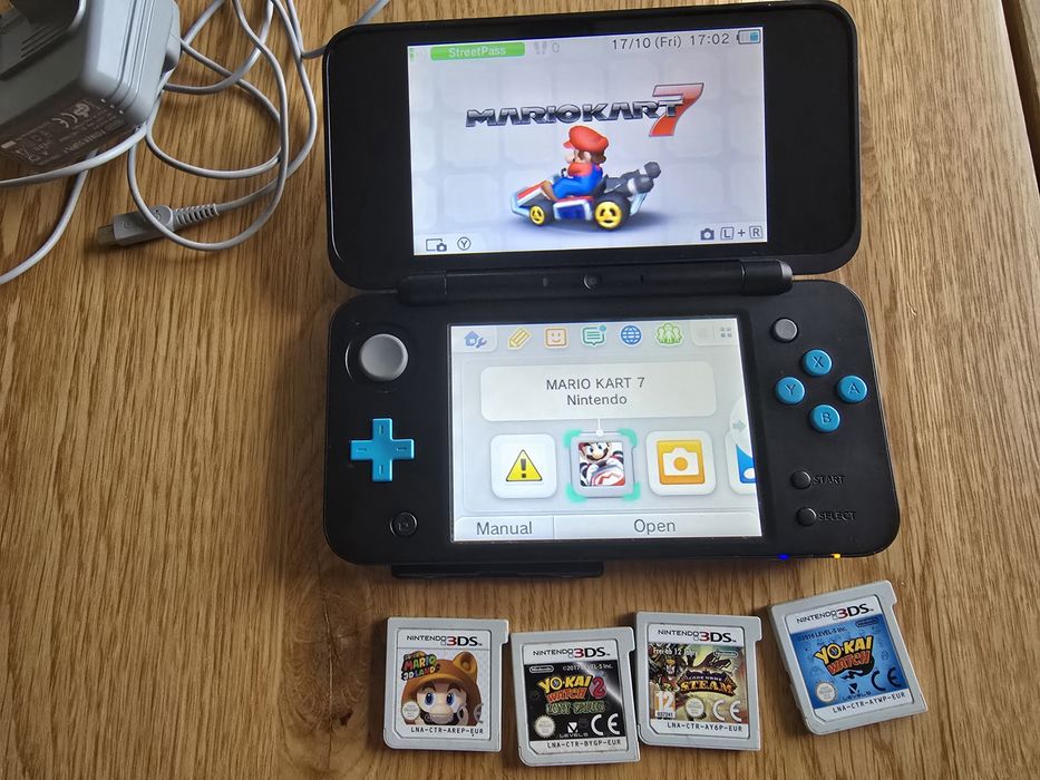 New Nintendo 2 DS XL i 5 gier
