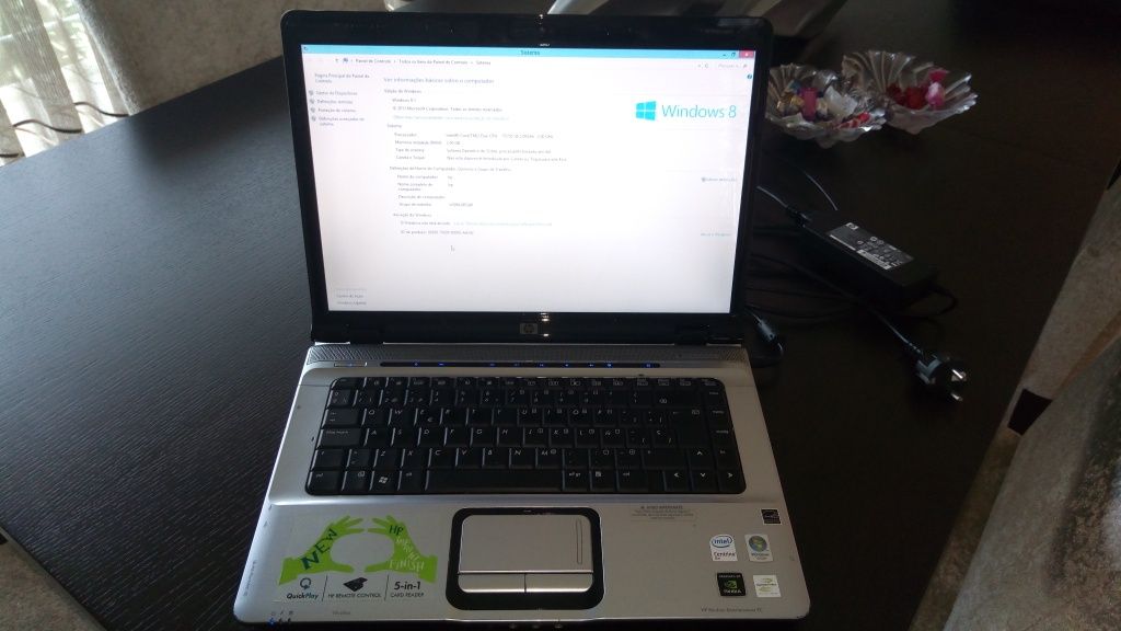 Portátil HP Pavilion dv6700 com DVD e gravador