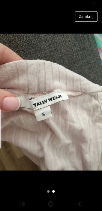 Bluzka tally weijl wycięte ramiona s