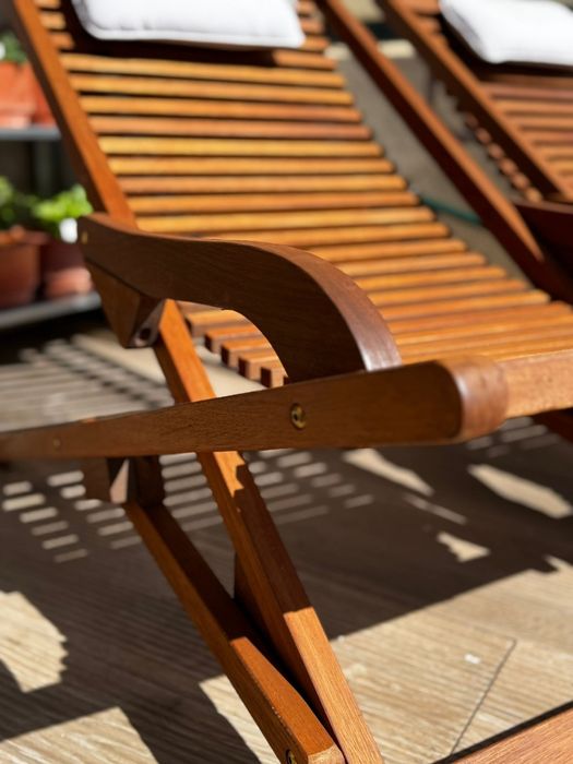 Espreguiçadeira / Cadeira de jardim dobrável