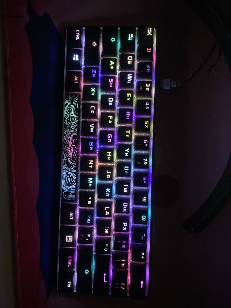 клавиатура hyper x alloy origins 60