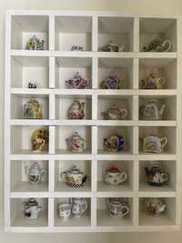 Колекція порцелянових декоративних чайничків