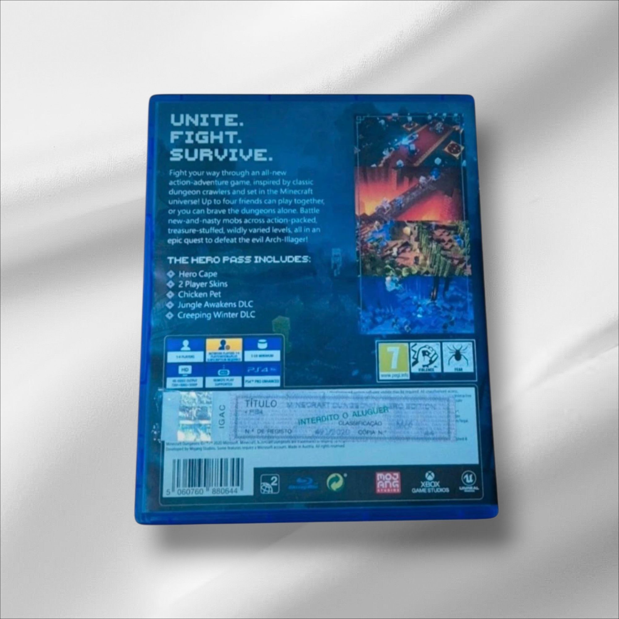 Jogo Minecraft Dungeons Hero Edition PS4