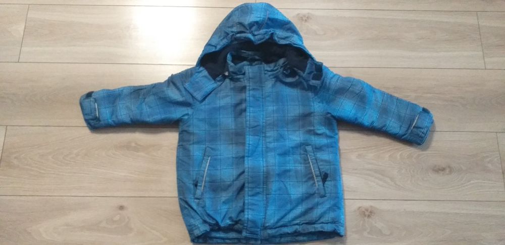Kurtka zimowa z kapturem, kurtka 116-122