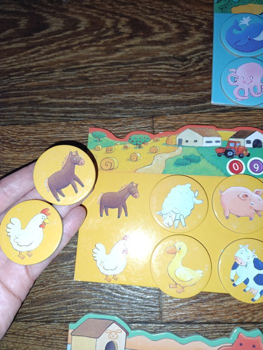 Лото Djeco Тварини + пазли Морські мешканці