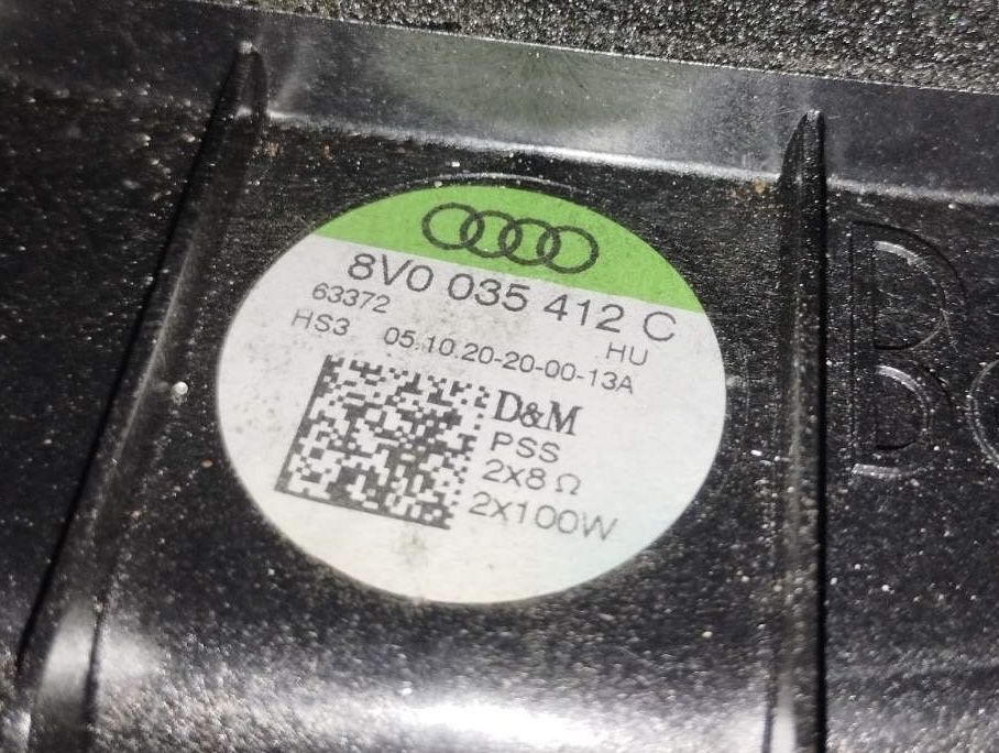 Сабвуфер Audi A3 8V Bang&Olufsen 8V0035412C 8V0035412A Розборка