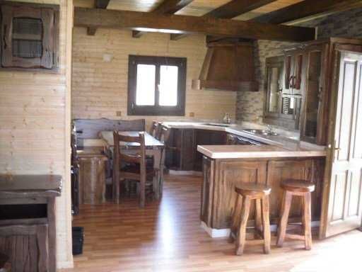 Móveis rústicos de madeira de castanho maciço