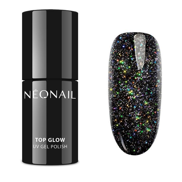 Neonail Top Glow Top Hybrydowy Multicolor Holo 7.2Ml (P1)