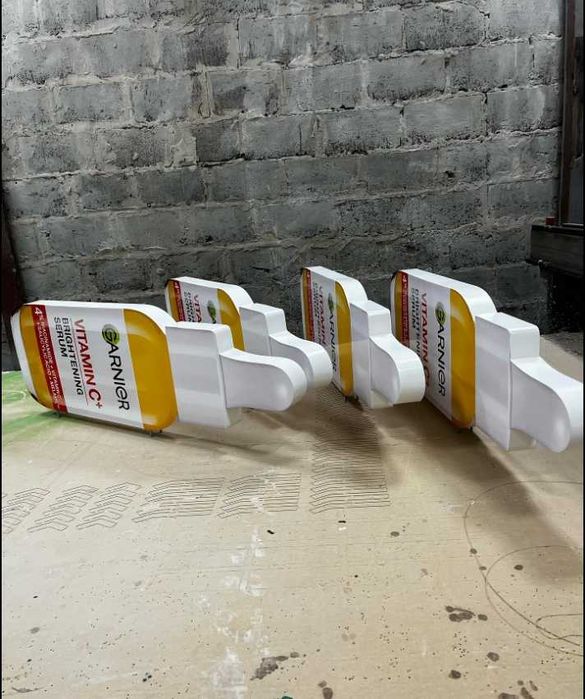 Декорации и 3D-элементы, логотипы, объёмные буквы, декор из пенопласта