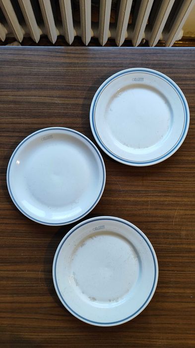 Talerze, kubki, filiżanki, ceramika prl