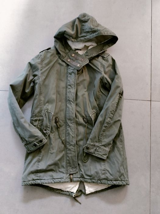 Kurtka parka Bershka r. L khaki damska