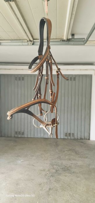Freio ou arreio de cavalo 125mm completo "Praticamente sem uso"