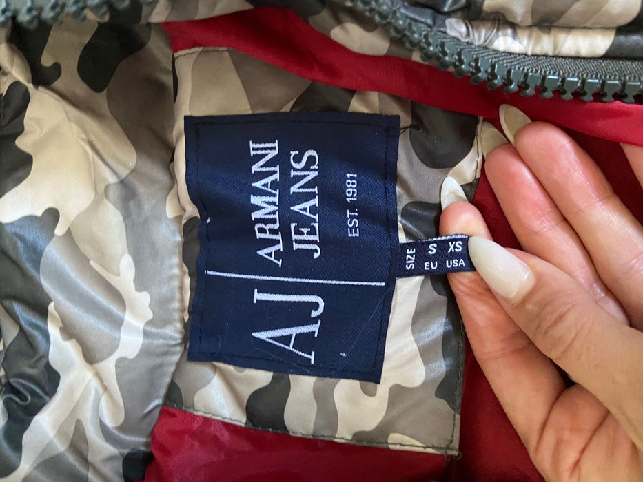 Kurtka puchowa Armani jeans