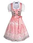 Strój sukienka bawarska DIRNDL kostium Oktoberfest M XL XXL 3 części