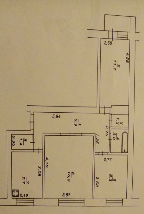 Продам дві кімнати в центрі Бучі