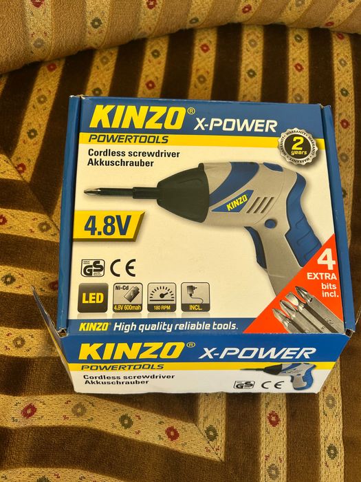 Kinzo Wkrętarka akumulatorowa Nowy