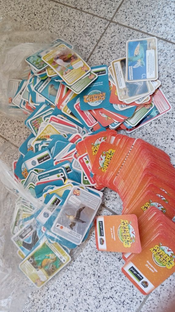 Cartas super animais 2 e animais 3