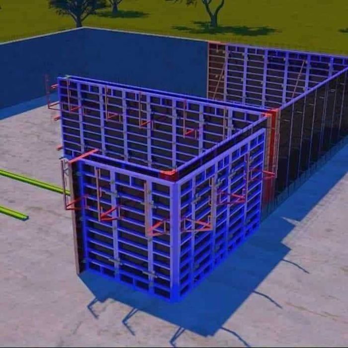 Cofragem Muro em ferro