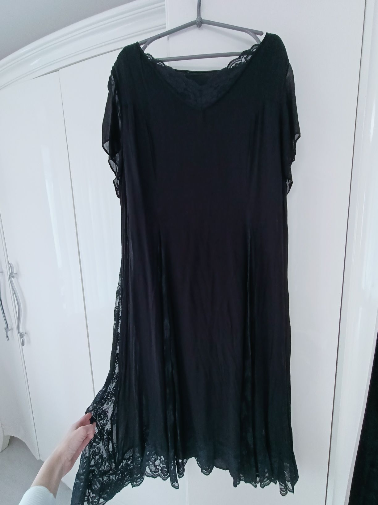 НОВІ 50-52-54 чорне плаття туніка блузка костюм футболка кофта рубашка