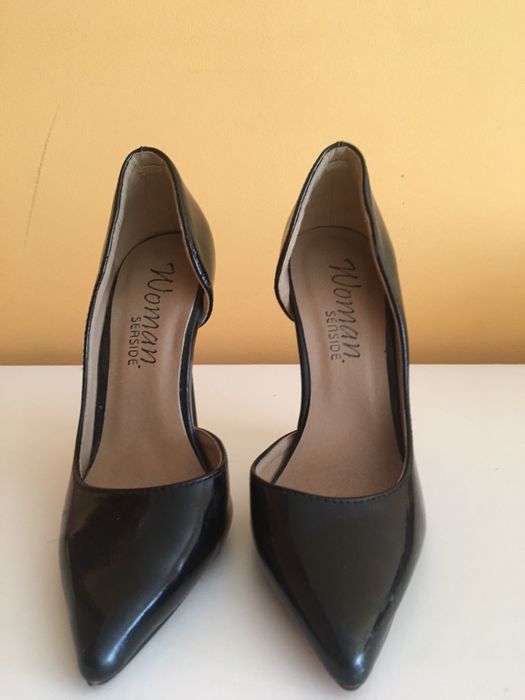 Vendo sapatos Seaside preto verniz n.35