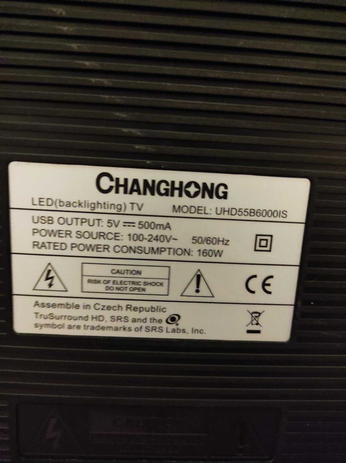 Changhong UHD55B6000IS, main JUC7.820.00091285.