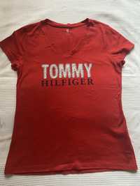 Nowa czerwona bluzka Tommy Hilfiger roz. M