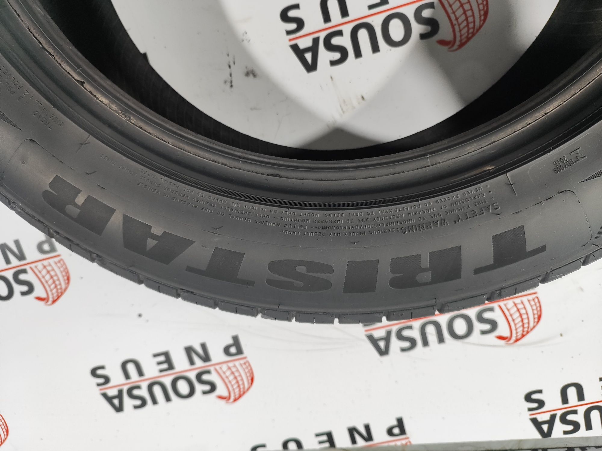130 Euros 2 pneus semi novos 225-55R18 Tristar - Oferta dos Portes