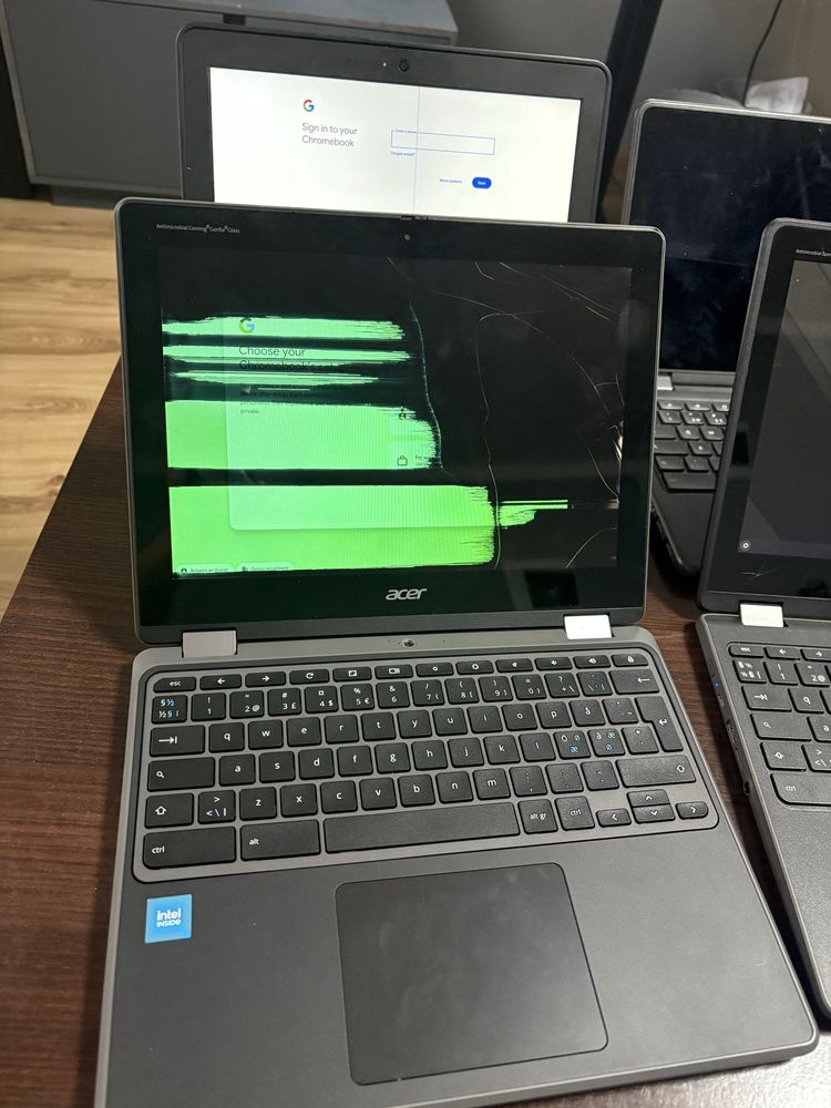 4 chromebooki acer dell lenovo