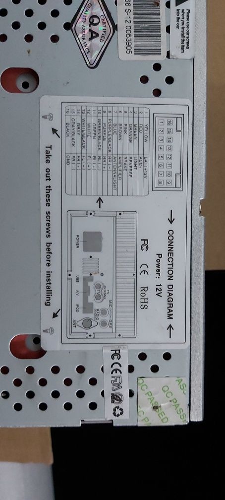 Autoradio com gps toyota auris