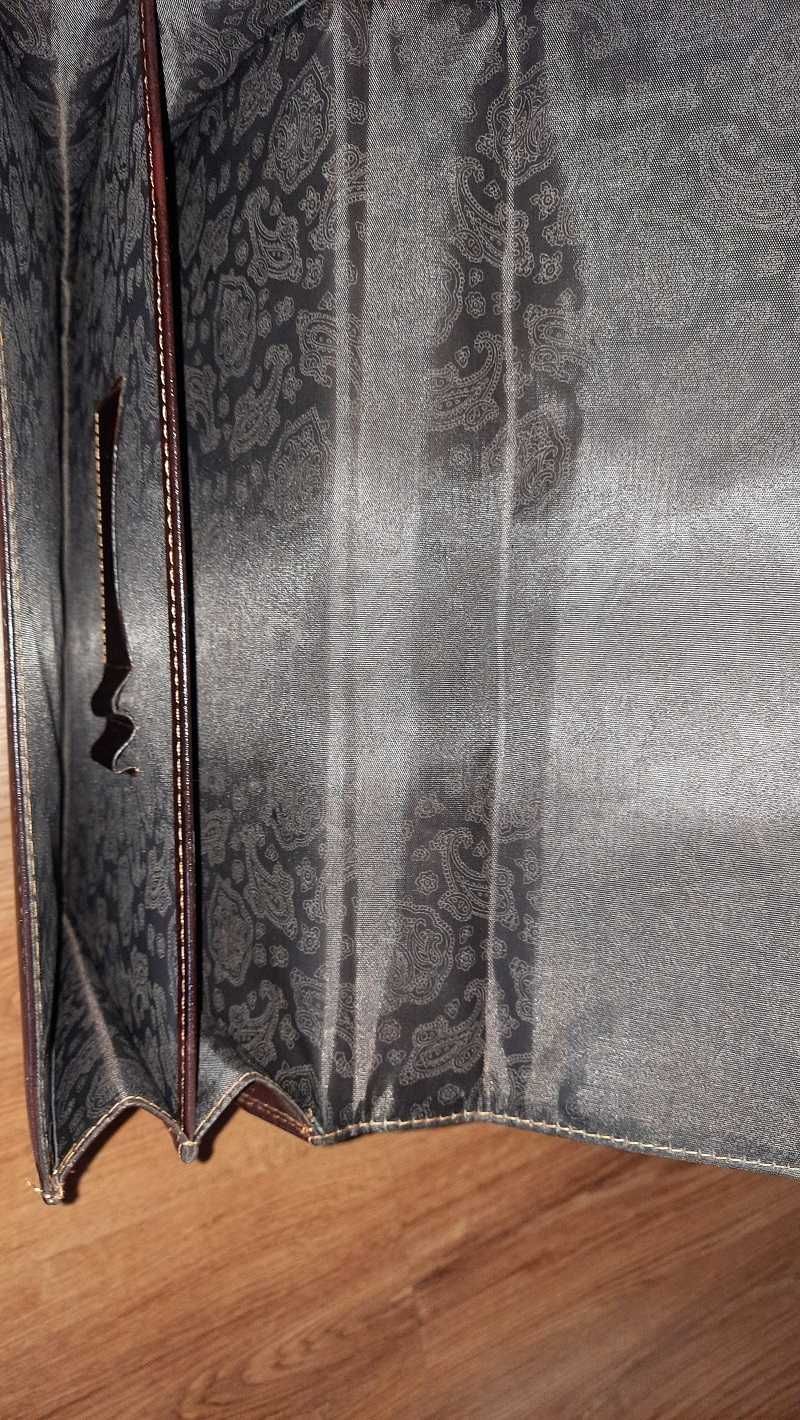 Elegancka Skórzana Aktówka Na Dokumenty, Do Pracy