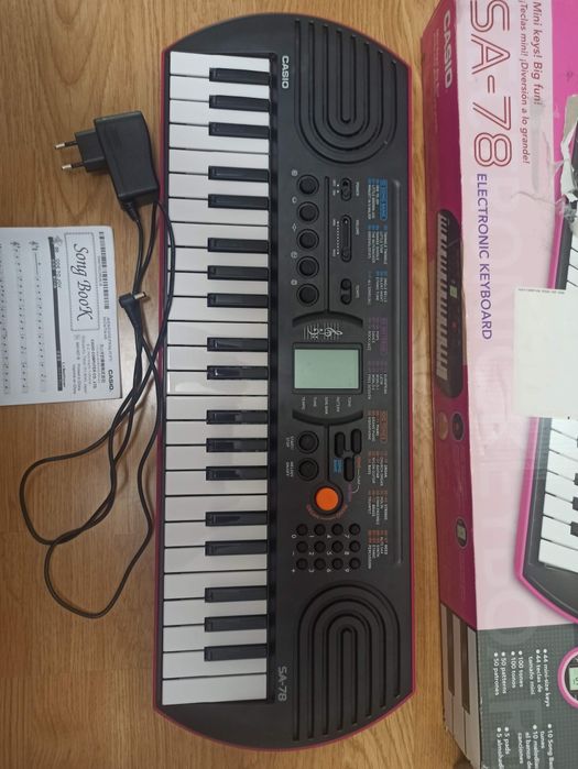 Piano teclado Casio SA-78 44 teclas