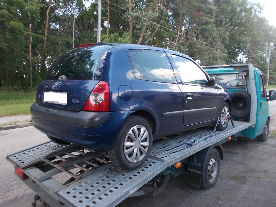 Renault Clio II, po lifcie, niebieski metalik,1,5 DCI,na części,3drzwi