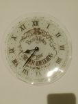 ZEGAR  ZŁOTY ŚLUBNY SZKLANY  ŚCIENNY retro Vintage shabby chic